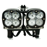 XL Pro Dual Motorcycle Race Light Kit (Multi-Pattern; Clear)