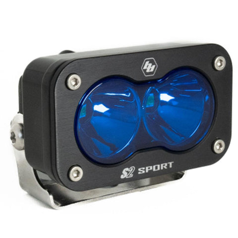 S2 Sport Black LED Light Pod (Spot; Blue)