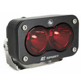 S2 Sport Black LED Light Pod (Spot; Red)