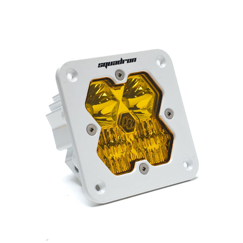 Squadron 2.0 Sport  White  Flush Mount  LED Driving/Combo  Baja Amber
