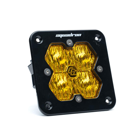 Squadron 2.0 Sport  Flush Mount  LED Wide Cornering  Baja Amber