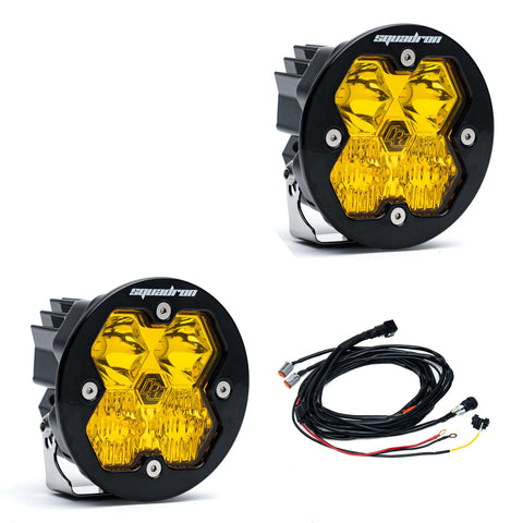 Squadron-R 2.0 Sport  Pair  LED Driving/Combo  Baja Amber