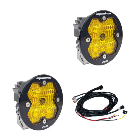 Squadron-R 2.0 Pro  Pair  LED Wide Cornering  Baja Amber