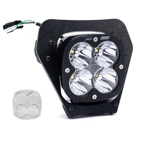 KTM XL80 (D/C) Headlight Kit - 2024-2026 350 EXC-F;500 EXC-F; 450 XCF-W; 350 XW-F; 500 XW-F (Trail; Clear)