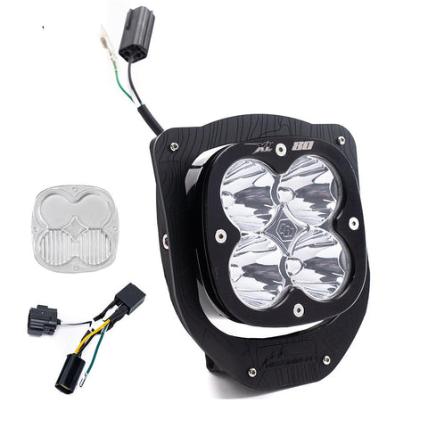 Husqvarna XL80 (D/C) Headlight Kit W/ Hi-Low Harness - 2024-2026 FE 350S; FE 501S (Trail; Clear)