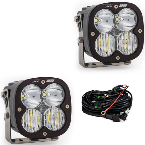XL80 LED Light Pod Pair (Driving/Combo; Clear)