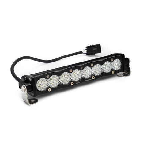 S8 Straight LED Light Bar (10 Inch; Work/Scene; Clear)