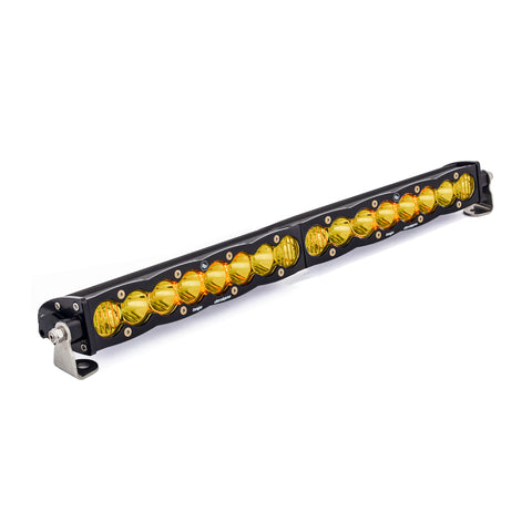 S8 Straight LED Light Bar (20 Inch; Driving/Combo; Baja Amber)