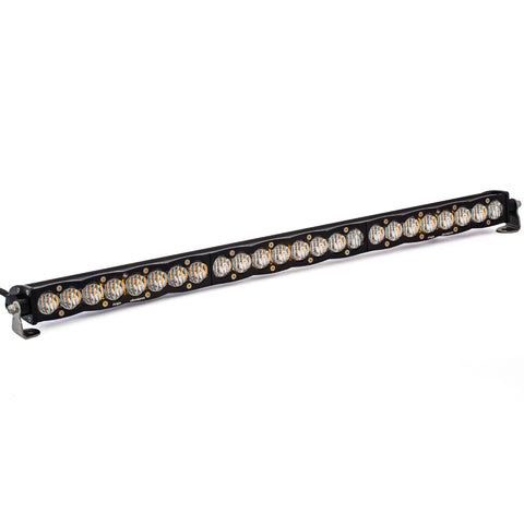 S8 Straight LED Light Bar (30 Inch; Wide Cornering; Clear)