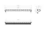 S8 Straight LED Light Bar (30 Inch; Wide Cornering; Clear)