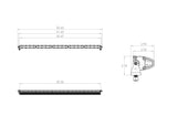 S8 Straight LED Light Bar (50 Inch; Wide Cornering; Clear)