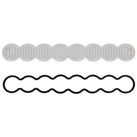 S8 Light Bar Lens Kit (10 Inch; Wide Cornering; Clear)