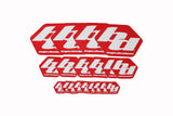 Baja Designs Sticker Pack (Small; Red)