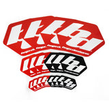 Baja Designs Sticker Pack (Large; Red/Black)