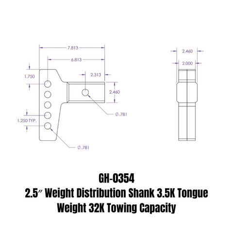 GEN-Y - Weight Distribution Shank - GH-0354