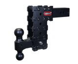 GEN-Y - PHANTOM-X 2.5" Solid Shank 7.5" Drop 1.6K TW 16K Hitch & GH-051 Dual-Ball Mount - GH-2414X