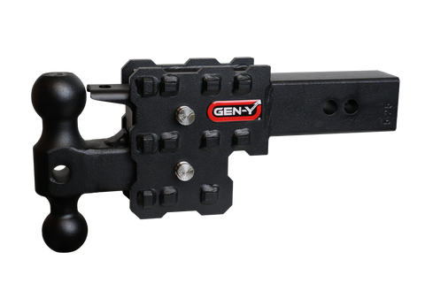 GEN-Y - PHANTOM-X 2.5" Solid Shank 2.5" Drop 1.6K TW 16K Hitch - GH-2422X