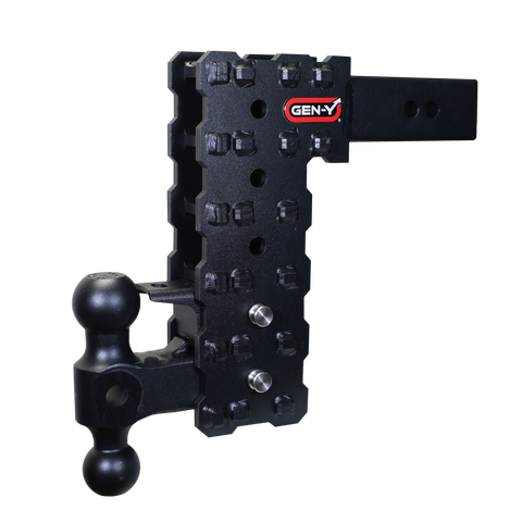 GEN-Y - PHANTOM-X 2.5" Solid Shank 10" Drop 1.6K TW 16K Hitch - GH-2425X