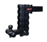 GEN-Y - PHANTOM-X 2.5" Solid Shank 10" Drop 1.6K TW 16K Hitch & GH-052 Tri-Ball Mount - GH-2435X