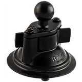 Ram Mount Suction Cup Twist Lock Base 3.3 Inch W/ 1 Inch Ball - Universal