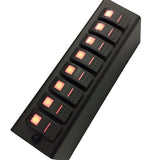 JK Add-On Switch Panel For 8-Circuit SE System - Jeep 2009-2018 Wrangler JK (Color: Red)