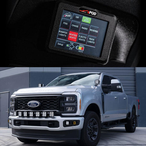 Touchscreen BantamX Power Management Vehicle Kit - Ford 2023-2025 F-250/350 Super Duty