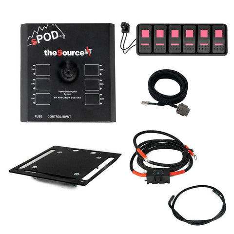 SourceLT Modular - Universal (Color: Red; Battery Cable: 84 Inch)