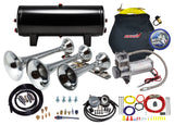 Kleinn Air Horns - HK8 - Chrome Triple Train Horn