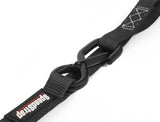 Ratchet 1 In. X 15 Ft. Tie Down W/ Snap 'S' Hooks And Soft Tie (Black)