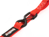 Cam-Lock 1 In. X 10 Ft. Tie Down W/ Snap 'S' Hooks And Soft Tie (Red)