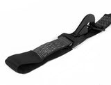 Ratchet 2 In. X 10 Ft. Tie Down W/ Twisted Snap Hooks And Axle Strap (Black)
