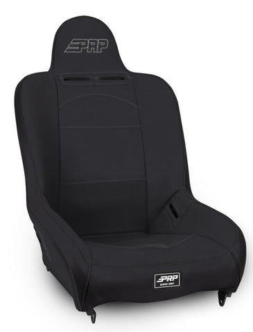 Premier High Back Suspension Seat; Black Vinyl