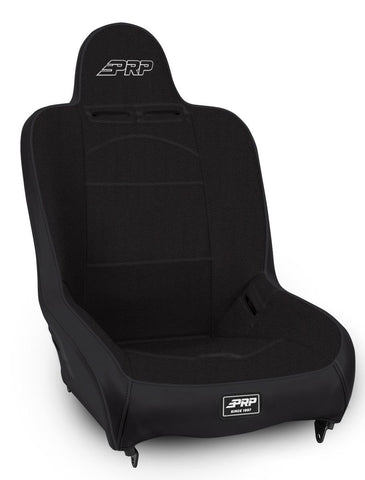 Premier High Back Suspension Seat; All Black Tweed