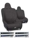 Premier High Back Suspension Seats Kit For 03-06 Jeep Wrangler TJ (Pair)  Grey