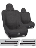 Premier High Back Suspension Seats Kit For Jeep Wrangler CJ7/YJ (Pair)  Grey