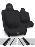Premier High Back Suspension Seats Kit For 95-01 Jeep Cherokee XJ (Pair)  Black