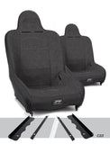 Premier High Back Suspension Seats Kit For 95-01 Jeep Cherokee XJ (Pair)  Grey
