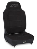 Enduro High Back Reclining Suspension Seat  Driver Side; All Black