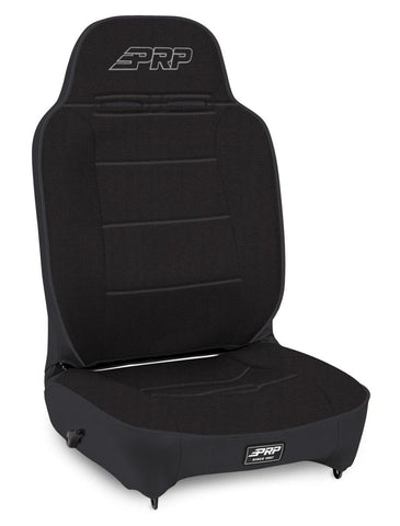 Enduro High Back Reclining Suspension Seat  Driver Side; All Black