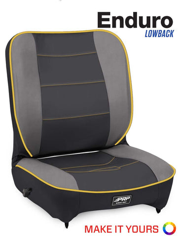 Enduro Low Back Reclining Suspension Seat  Passenger Side