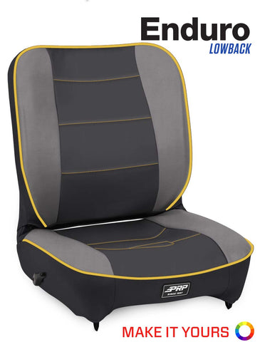 Enduro Low Back Reclining  Extra Wide Suspension Seat  Driver Side