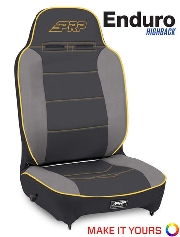 Enduro High Back Reclining  4" Extra Tall Suspension Seat  Driver Side
