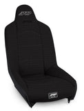Roadster High Back Suspension Seat; All Black