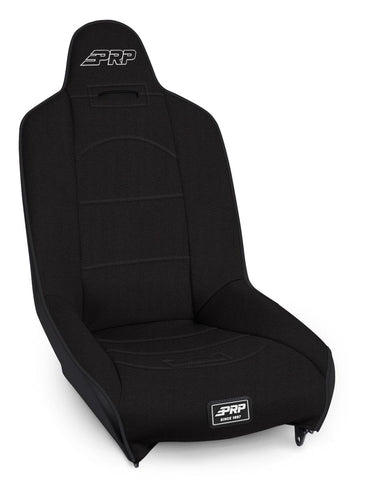 Roadster High Back Suspension Seat; All Black