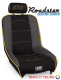 Roadster Low Back Rear Suspension Seat With Adjustable Headrest