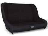 Low Back Rear Bench For Jeep CJ7/YJ; Black
