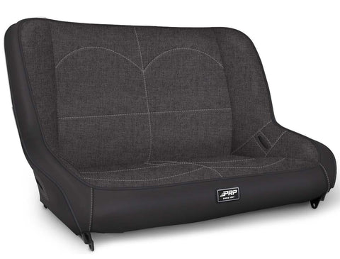 Low Back Rear Bench For Jeep TJ/LJ/JK; Grey