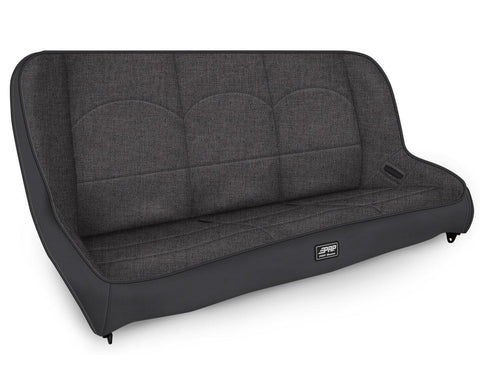 Low Back Rear Bench For Jeep JKU/JLU; Grey