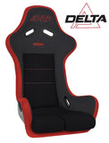 Delta Composite Seat  Black & Red