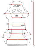 Delta Composite Seat  Black & Black Cloth